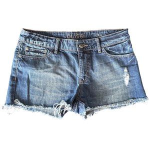 NWoT DL1961 Medium Wash Denim Shorts w. Frayed Hem Size 29
